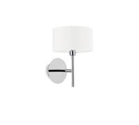 Applique Industrial-Minimal Woody Metallo Bianco 1 Luce 3W 3000K Luce Calda [EEK: A++]