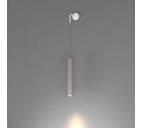 Applique Industrial-Minimal Xeana Metallo Bianco Marrone 1 Luce Gu10 [EEK: A++]