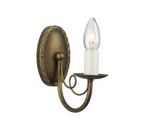 Applique Industrial Nordico Minster Acciaio Nero Oro 1 Luce E14
