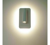 Applique interno da parete doppia luce LED lampada lettura luce notte 6w 220v [EEK: A++]