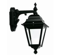 Applique IP44 Rustico Alluminio Nero E27 Elegante RENITA Lampada Da Esterno