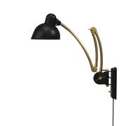 Applique Kaiser Idell 6559-W Opaco Nero/ Ottone