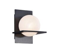 Applique 'Kulka' dimmerabile (Moderno) colore Nero, in Metallo ad es. Corridoio (1 luce, G9) di Lucande | applique