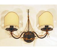 APPLIQUE LAMPADA ART.36 FERRO BATTUTO VENTOLINA MADE NELLA NOSTRA AZIENDA NUOVA