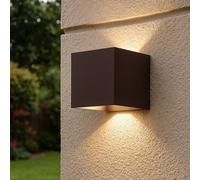 Applique Lampada Da Esterno Lampada Da Balcone LED Color Ruggine 2 Fiamme [EEK: Inaditato]