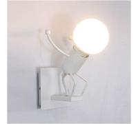 Applique Lampada da Parete Attacco E27 Moderno Creativo Omino da Arredamento [EEK: A]