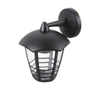 Applique Lampada da parete Classica da giardino Metallo Nero E27 60 W