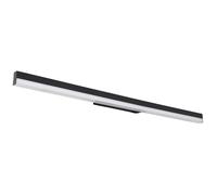 Applique lampada da parete corridoio luce alluminio nero LED 3000K a 6000K L 80 cm