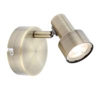 Applique lampada da parete faretto LED luce corridoio luce camera da letto colore bronzo