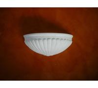 APPLIQUE LAMPADA DA PARETE IN GESSO H.16 - L.39 - P.15 cm. DB 30 ARREDO INTERNO
