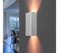 Applique Lampada Da Parete In Metallo Su Giù GU10 Bianca Moderna Illuminazione