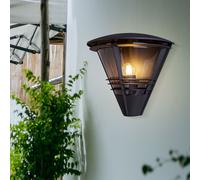 Applique Lampada Da Parete IP44 Antracite Chiara Terrazza 1x LED B 27cm
