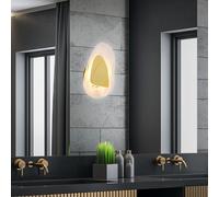 Applique Lampada Da Parete Lampada Da Camera Design Nuvola In Vetro Ottone LED [EEK: Non valutato]