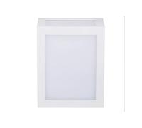Applique Lampada Led Da Muro Parete a Lanterna 12W 3000K Carcassa Bianca IP65 36