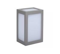 Applique Lampada Led Da Muro Parete a Lanterna 12W 3000K Carcassa Grigia IP65 36