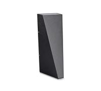 Applique Lampada LED da Muro Piramide 6W 4000K Carcassa Nera Doppio Fascio Lumin