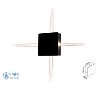 V-TAC Lampada da muro LED VT-704 4W 4000K IP65 quadrata nera