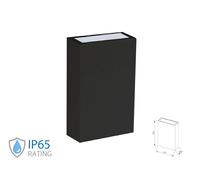 LAMPADA LED 4W QUADRATA UP BIANCO FREDDO CORPO NERO IP65 VT-844-LED8563 V-TAC