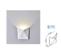 Applique Lampada LED da Muro Scudo a Tasca 5W 3000K Carcassa Bianca IP65 SKU-828