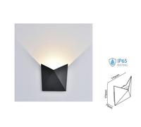 Applique Lampada LED da Muro Scudo a Tasca 5W 3000K Carcassa Grigia IP65 SKU-218