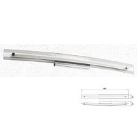 Applique Lampada Led Da Parete o Soffitto Moderna Designer Bend 18W Con Vetro