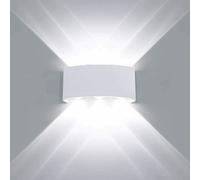 Applique lampada plafoniera led da esterno a parete muro doppia luce 1650LM IP65 [EEK: A+]