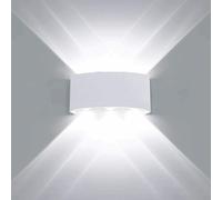 Applique lampada plafoniera led da esterno a parete muro doppia luce updown IP65
