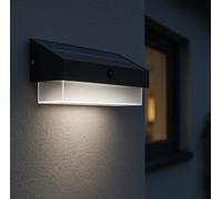 Applique Lampada Solare LED da Esterno con Sensore Movimento Crepuscolare IP65