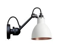 Applique Lampe Gras N304 Nero Opaco e Bianco/ Rame con Accensione/spegnimento