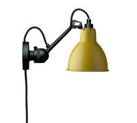 Applique Lampe Gras N304 Nero Opaco Giallo Opaco con Cavo