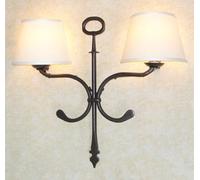 APPLIQUE LANTERNA LOIRA 2 LUCI IN FERRO BATTUTO CRUCCOLINI LAMPADE LAMPIONE