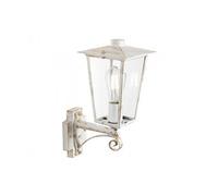 Applique Lato Alto Contemporanea Ribot Alluminio Bianco E Oro 1 Luce E27