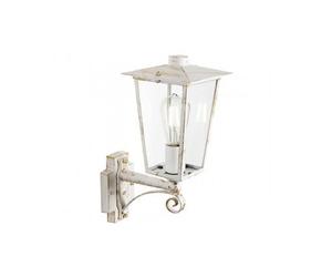 Applique Lato Alto Contemporanea Ribot Alluminio Bianco E Oro 1 Luce E27