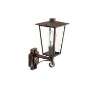 Applique Lato Alto Contemporanea Ribot Alluminio Ruggine 1 Luce E27