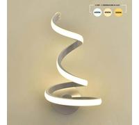 Applique LED 12W lampada parete CCT 3 STEP variazione luce da 3000K a 6500K 230V [EEK: E]