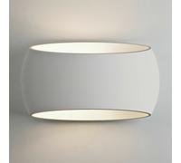 Applique LED 16W attacco R7S doppia diffusione 1200lm 220V gesso bianco 29x17cm