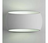 Applique LED 16W attacco R7S doppia diffusione 1200lm 220V gesso bianco 29x17cm