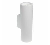 Applique LED 16W doppio attacco GU10 doppia emissione gesso bianco 25x10cm