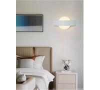 Applique led 3 colori luce bianca calda naturale lampada da parete 8 w moderno [EEK: A]