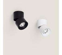 LEDKIA LIGHTING Applique LED 7W Alluminio Circolare Bianco New Onuba 2700K Bianco Caldo
