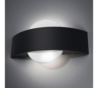 APPLIQUE LED 8 WATT A PARETE LAMPADA LUCE BIANCA DOPPIA EMISSIONE E17-NF