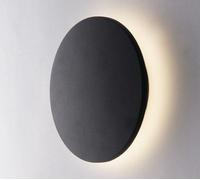 APPLIQUE LED AMON NERO 6W 360LM 4000K IP54 13,5X4CM