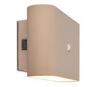 BRILONER Sticklights - Lampada parete senza fili con rilevatore di movimento, batteria ricaricabile, rimovibile magneticamente, applique a batteria, applique da interno, 16x9,5x6,5 cm, beige