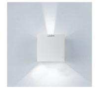 APPLIQUE LED CUBO LAMPADA DA PARETE 10W 1300LM LUCE REGOLABILE UPDOWN IP65