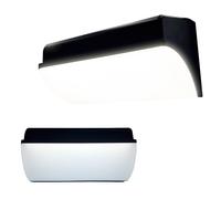 MAKA Applique LED da Esterno e Interno, 30W 300 Lumen LED, Nero, in PVC, Impermeabile IP65, Applique Esterno, Applique da Parete Esterno, Applique LED, Applique Interno 220V (Luce naturale 4000K)