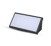 Applique LED da Esterno 20W IP65 Parete Lampada Luce Calda Nero V-TAC VT-8055