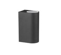 Applique LED da Esterno 2xGU10 Tonda Doppia Emissione Bianco Nero V-TAC
