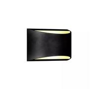 APPLIQUE LED DA ESTERNO A DOPPIO FASCIO LUMINOSO VTAC "BRIDGELUX" NERO 4000K