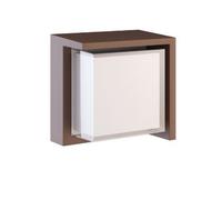 Applique LED da Esterno Blis Rettangolare 24W Corten IP65 con Switch 2700K-4000K [EEK: A]