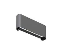 Applique LED da esterno Sovil Tao 800 lm bi-emissione 17,5x9 cm Grafite